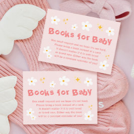 Spring Baby in Bloom Baby Showbook Anfrage Begleitkarte