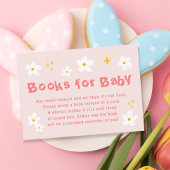 Spring Baby in Bloom Baby Showbook Anfrage Begleitkarte