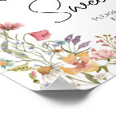 Spring Baby in Bloom Baby Shower Babys sind süß Poster (Ecke)