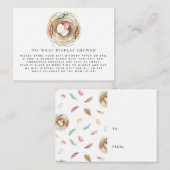 Spring Baby | Keine Wrap Display-Duscheinlage Begleitkarte (Vorne/Hinten)