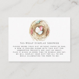 Spring Baby Keine Wrap Display-Duscheinlage Begleitkarte