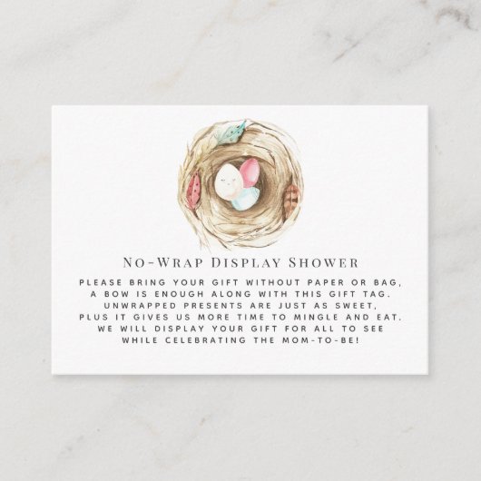 Spring Baby | Keine Wrap Display-Duscheinlage Begleitkarte (Vorderseite)