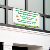 Spring Bazaar Church School Fundraiser Banner (Äußeres Gebäude)