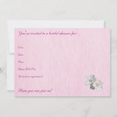 Spring Beauty Bridal Dusche Einladung (Rückseite)