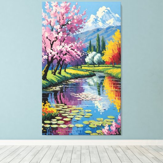 Spring beauty leinwanddruck (Insitu (Holzboden))