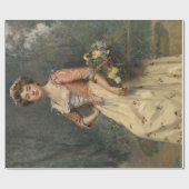 Spring Beauty (von Raimundo de Madrazo y Garreta) Geschenkpapier (Flach)