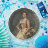 Spring Beauty (von Raimundo de Madrazo y Garreta) Pappteller (Party)