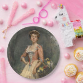 Spring Beauty (von Raimundo de Madrazo y Garreta) Pappteller (Party)