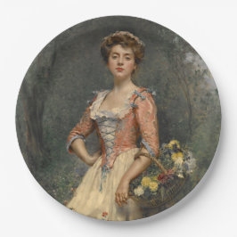 Spring Beauty (von Raimundo de Madrazo y Garreta) Pappteller