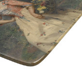 Spring Beauty (von Raimundo de Madrazo y Garreta) Schneidebrett (Ecke)