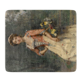 Spring Beauty (von Raimundo de Madrazo y Garreta) Schneidebrett