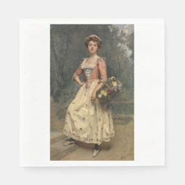Spring Beauty (von Raimundo de Madrazo y Garreta) Serviette