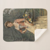 Spring Beauty (von Raimundo de Madrazo y Garreta) Sherpadecke (Vorderseite (Horizontal))