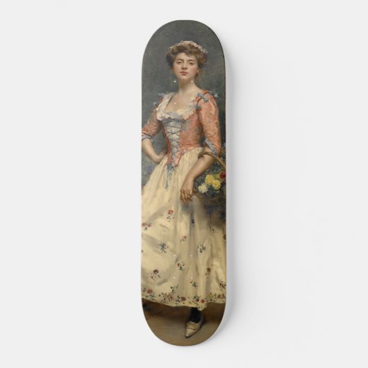 Spring Beauty (von Raimundo de Madrazo y Garreta) Skateboard (Vorderseite)