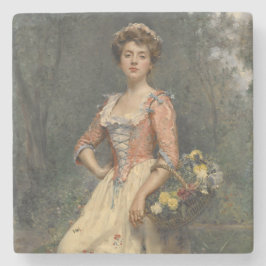 Spring Beauty (von Raimundo de Madrazo y Garreta) Steinuntersetzer