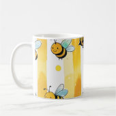 Spring,Bee,Kids Friendly,mug Kaffeetasse (Links)