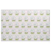 Spring Bichon Frise Hund mit Blume - Niedlich Stoff (Fat Quarter (45,7 x 55,9 cm))