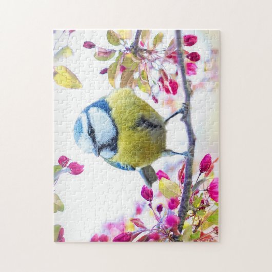 Spring Bird Foto Puzzle (Vertikal)