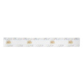 Spring Birds Baby Dusche Satinband (Vorderseite)