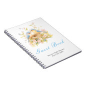Spring Birds Baby Shower Guest Book Notizblock (Rechte Seite)