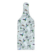 Spring Birds Cutting Board Hummingbird Schneidebrett (Vorderseite)