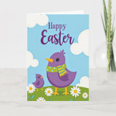 Spring Birds Easter Wish Card Karte (Vorderseite)