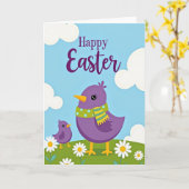 Spring Birds Easter Wish Card Karte (Gelbe Blume)