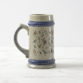 Spring Birds Pattern Bierglas (Links)