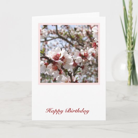 Spring Birthday Card Karte (Vorderseite)