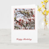 Spring Birthday Card Karte (Gelbe Blume)