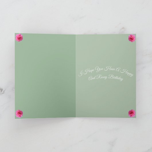 Spring Birthday Card Karte (Innenseite)