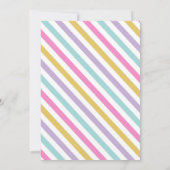 Spring Birthday, Jumping Party Einladung (Rückseite)