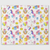 Spring Birthday Party  Geschenkpapier (Flach)