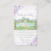 Spring Bloom and Butterflies Deer Baby Shower  Begleitkarte (Vorderseite)
