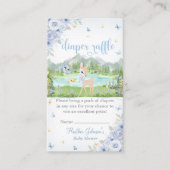 Spring Bloom and Butterflies Deer Baby Shower Begleitkarte (Vorderseite)