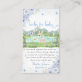 Spring Bloom and Butterflies Deer Baby Shower  Begleitkarte (Vorderseite)
