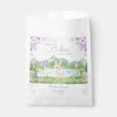Spring Bloom and Butterflies Deer Baby Shower  Geschenktütchen (Vorderseite)