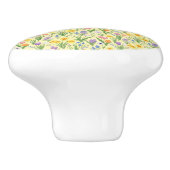 Spring Bloom Burst Pattern Keramikknauf (Seitenansicht)