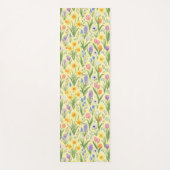 Spring Bloom Burst Pattern Yogamatte (Vorderseite)