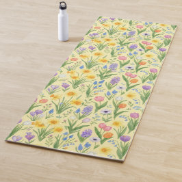 Spring Bloom Burst Pattern Yogamatte