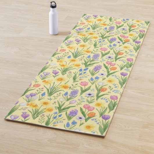 Spring Bloom Burst Pattern Yogamatte (Beispiel)