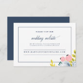 SPRING BLOOM FLORAL Website-Karte (Vorne/Hinten)