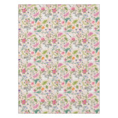 Spring Bloom Garden Bunny Butterfisch Ostern Tischdecke (Vorderseite)