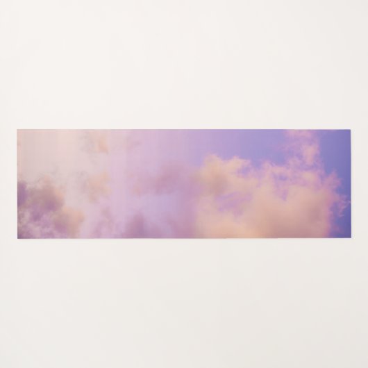Spring Bloom & Lavender Sky Reversible Yogamatte (Rückseite (Horizontal))
