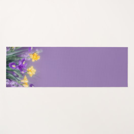 Spring Bloom & Lavender Sky Reversible Yogamatte (Vorderseite (Horizontal))