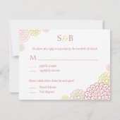 Spring Blooms Wedding RSVP Card (Vorderseite)