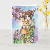 Spring Blossom Karte (Gelbe Blume)