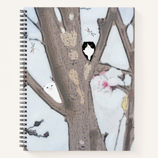 Spring Blossom Spiral Notebook Notizblock (Vorderseite)