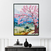 Spring Blossom Wall Art Leinwand