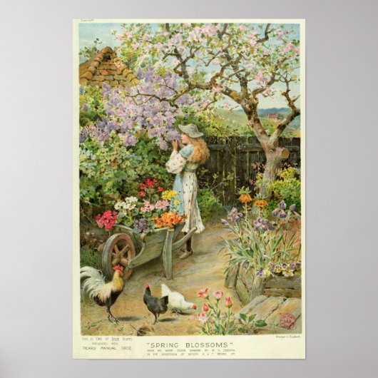 Spring Blossoms, from the Pears Annual, 1902 Poster (Vorne)